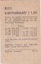 RET 1967 5 rittenkaart 2 achterzijde 1,25 (101A) -a