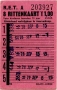 RET 1967 8-rittenkaart kinderen voorverkoop 1,00 (10) -a