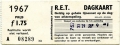 RET 1967 dagkaart gehele lijnennet 1,75 (364) -a