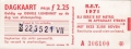 RET 1971 dagkaart gehele lijnennet 2,25 (22) -a