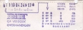RET 1974 1 zone biljet automaat -a