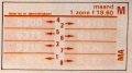 RET 1974 maandkaart 1 zone 19,60 -a