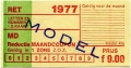 RET 1977 reductie maandcoupon 1 zone 9,00 (43a) -a