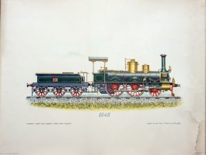 stoomloc 1848 italie 44x59 bergamo 1964