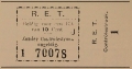 RET 1928 plaatsbewijs RET 10 cent -a
