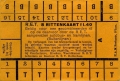 RET 1930 8-rittenkaart buitenlijnen 1,40 -a
