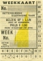 RET 1934 weekkaart 1 lijn 1,50 -a