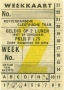 RET 1934 weekkaart 2 lijnen 1,75 -a