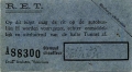 RET 1935 plaatsbewijs aansluiting bus H -a