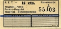 RET 1937 retourkaartje buitenlijn 15 cts -a