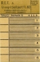 RET 1937 vroegrittenkaart 1,60 -a