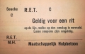 RET 1940 10-ritten couponboekje blinden -a