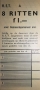 RET 1940 8-rittenkaart gemeentepersoneel 1,- voorzijde -a
