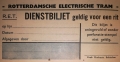 RET 1940 dienstbiljet voorzijde -a