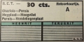 RET 1940 retourkaartje 30 ct buitenlijnen voorzijde -a