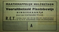 RET 1940 vooruitbetaald plaatsbewijs MH kinderen voorzijde  -a