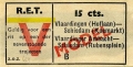 RET 1943 enkele reis Vlaardingen-Schiedam 15 cts (629) -a