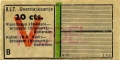 RET 1943 overstapkaartje Vlaardingen-Schiedam 20 cts (633) -a