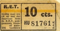 RET 1945 enkele reis 10 cts (501) -a