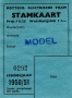 RET 1950 stamkaart schooljaar 1950-1951 -a