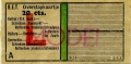 RET 1951 overstapkaartje buitenlijn-stadslijn 20 cts (624) -a