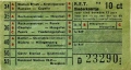 RET 1954 kinderkaartje stads of buitenlijnen 10 cts (113) -a
