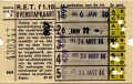 RET 1958 5-ritten overstapkaart 1,10 (61D) -a