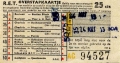 RET 1958 overstapkaartje stadslijn-buitenlijn 25 cts (121b) -a