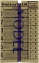 RET 1961 weekkaart 2 ritten per dag 3,80 -a