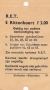 RET 1964 5 ritten trajectkaart 2,00 achterzijde (54) -a