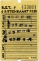 RET 1964 6-rittenkaart 1,50 (F) -a
