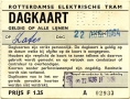RET 1964 Dagkaart alle lijnen 1,25 -a
