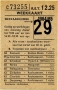 RET 1964 weekkaart 30-cent tarieftrajecten 2,25 -a