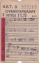 RET 1965 5 ritten overstapkaart 1,75 (361) -a