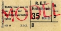 RET 1965 enkele reis 35 cts (105H) -a