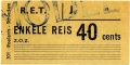 RET 1965 enkele reis 40 cents (301) -a