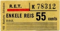 RET 1965 enkele reis 55 cents (152) -a