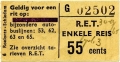 RET 1965 enkele reis 55 cts bijzondere buslijnen (6) -a