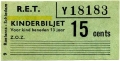 RET 1965 kinderkaartje 15 ct (9) -a