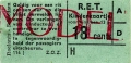RET 1965 kinderkaartje 18 cts (114J) -a