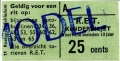 RET 1965 kinderkaartje bijzondere buslijnen 25 ct (11) -a