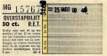 RET 1965 overstapkaartje 30 cts (221B) -a