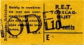 RET 1965 toeslagbiljet 10 cts (226A) -a