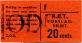 RET 1965 toeslagbiljet 20 cts (228) -a