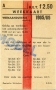 RET 1965 weekkaart  2,50 (371) -a