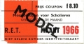 RET 1966 maandcoupon scholieren 8,10 -a