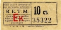 RETM 1904 enkele reis Rtd-Schd 10 cts -a