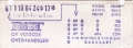 RET 2004 metro plaatsbewijs 1 zone automaat 1,10 (49) -a