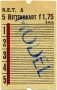 RET 1967 5-rittenkaart 1,75 -a