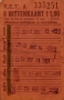 RET 1967 8-rittenkaart kinderen 1,00 (10) -a